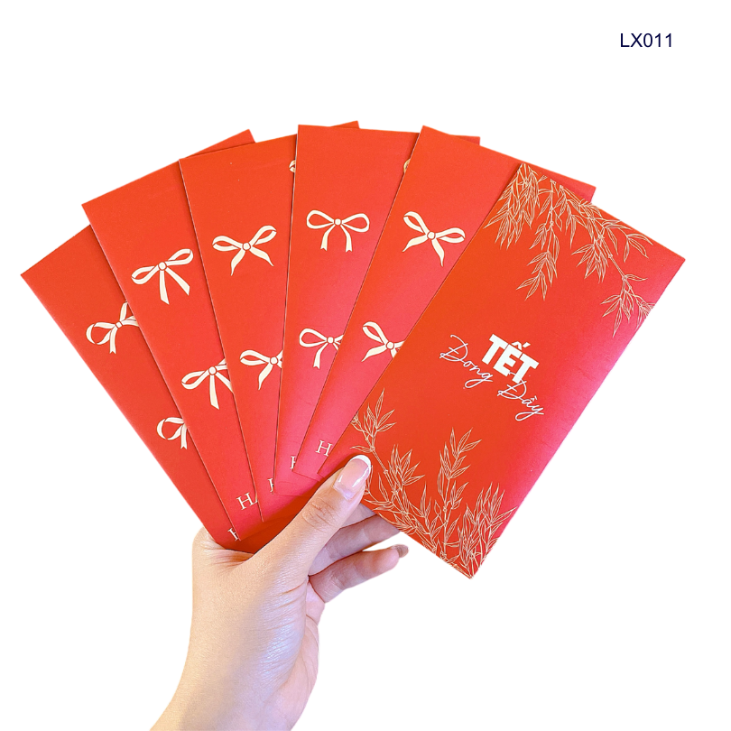 ** Set 6 bao lì xì đỏ 2026