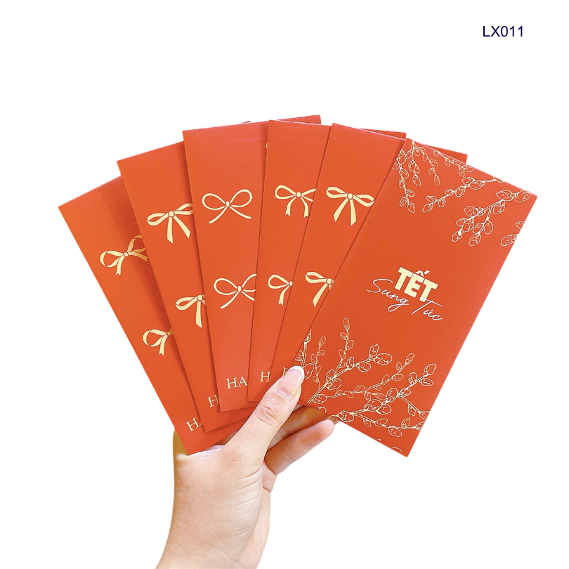 ** Set 6 bao lì xì đỏ 2026
