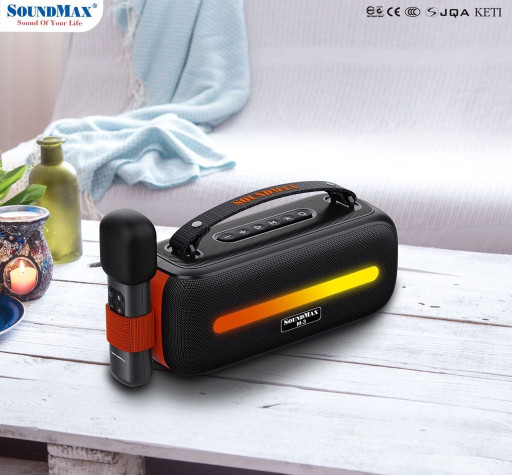 ** Loa Bluetooth Soundmax M3 kèm 1 mic
