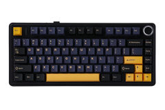 ** Bàn phím cơ Aula F75 Đen xanh đậm cam, Pink Switch