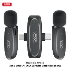 Micro cài áo XO MKF10 2 Mic Cổng Dual