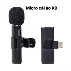 Micro cài áo K9 1 mic cổng IP