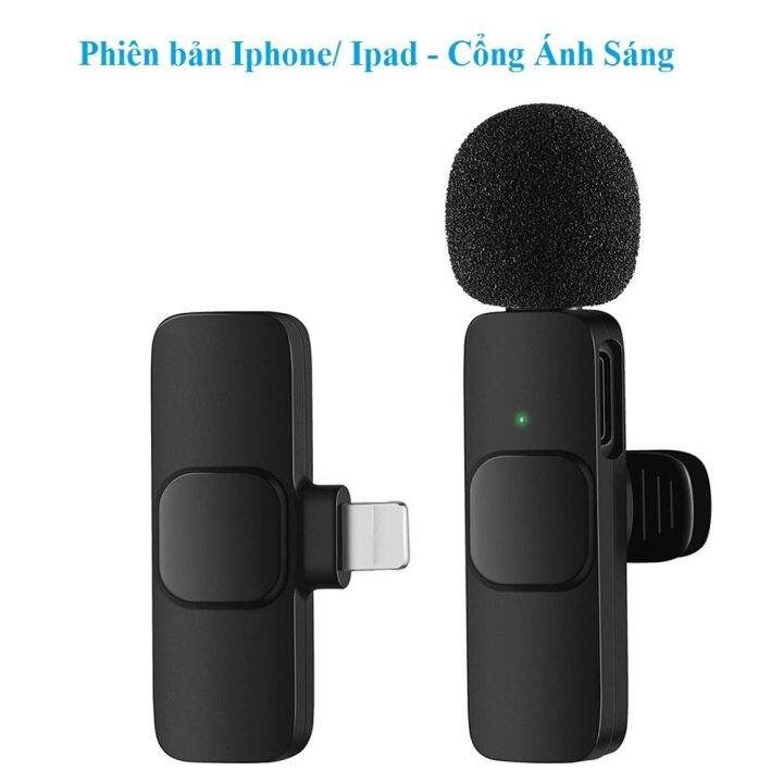 Micro cài áo K9 1 mic cổng IP