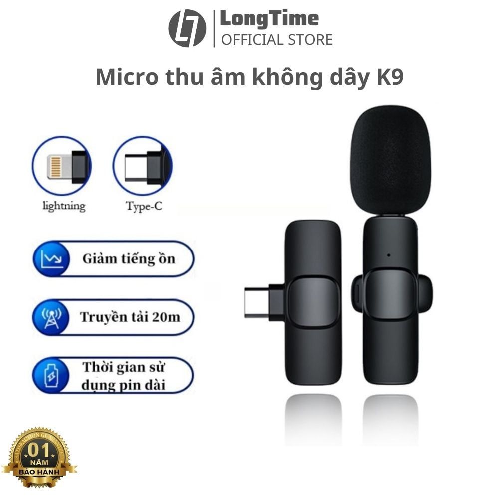 Micro cài áo K9 1 mic cổng C