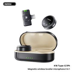 Micro cài áo Remax K16 2 Mic cổng Type C