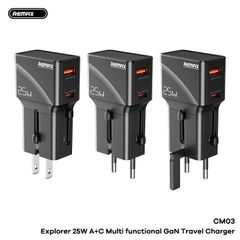 Cóc sạc du lịch Remax CM03 U C 25W