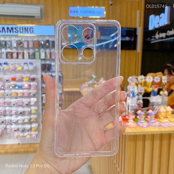 ** Ốp Xiaomi Redmi Note 13 Pro 5G dẻo trong dada/trong khác