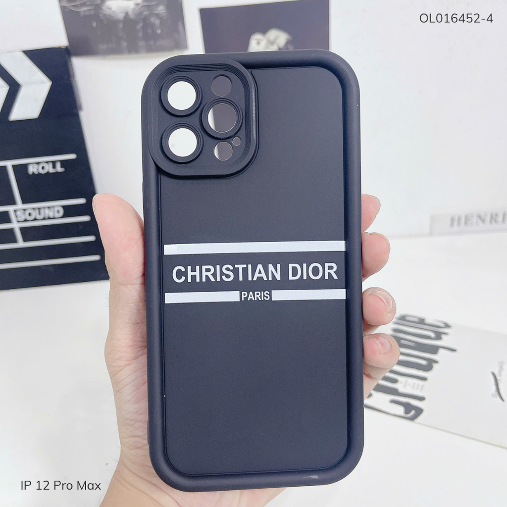 Ốp IP 12 Pro Max dẻo đen