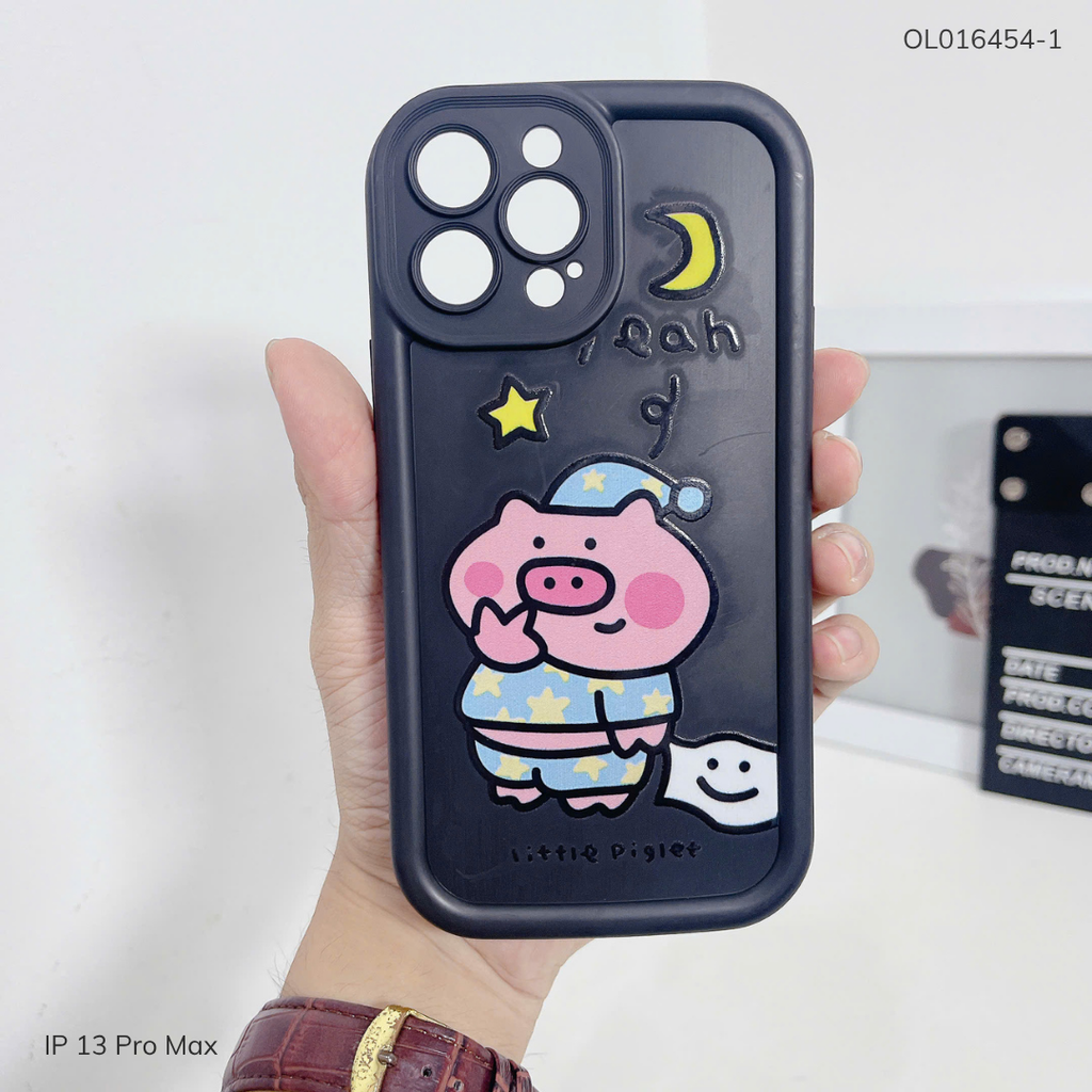 Ốp IP 13 Pro Max dẻo đen