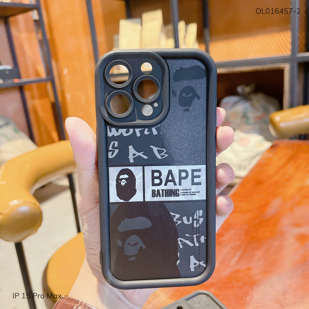 Ốp IP 15 Pro Max dẻo đen