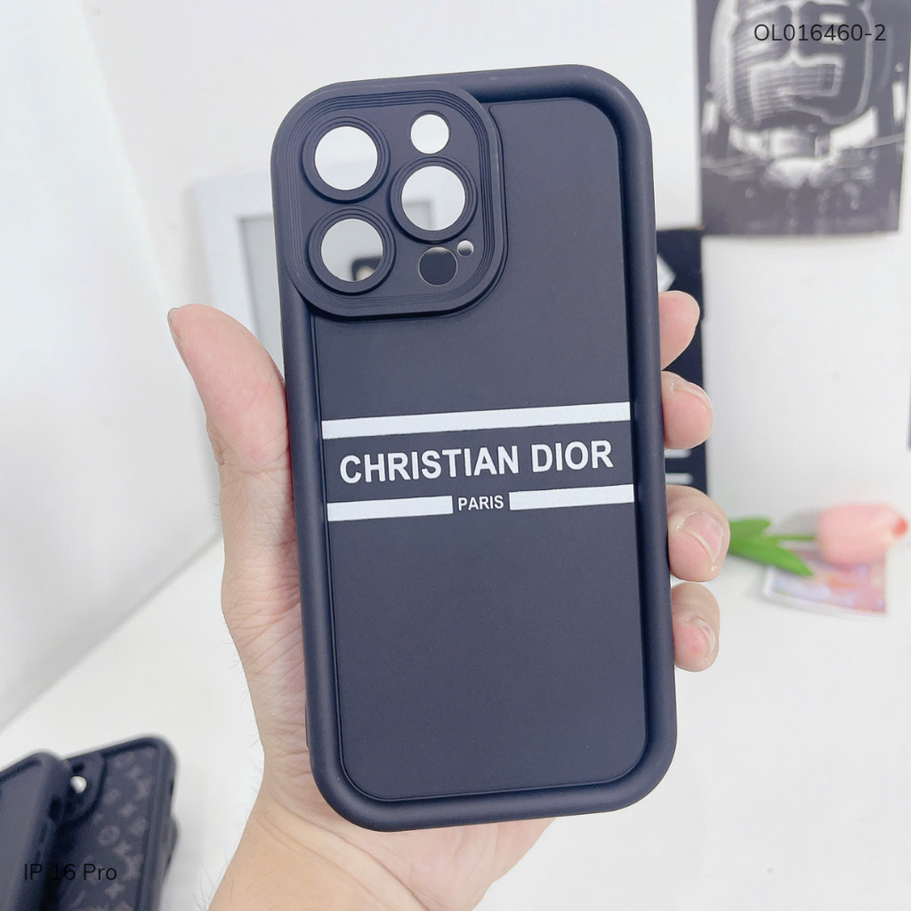 Ốp IP 16 Pro dẻo đen