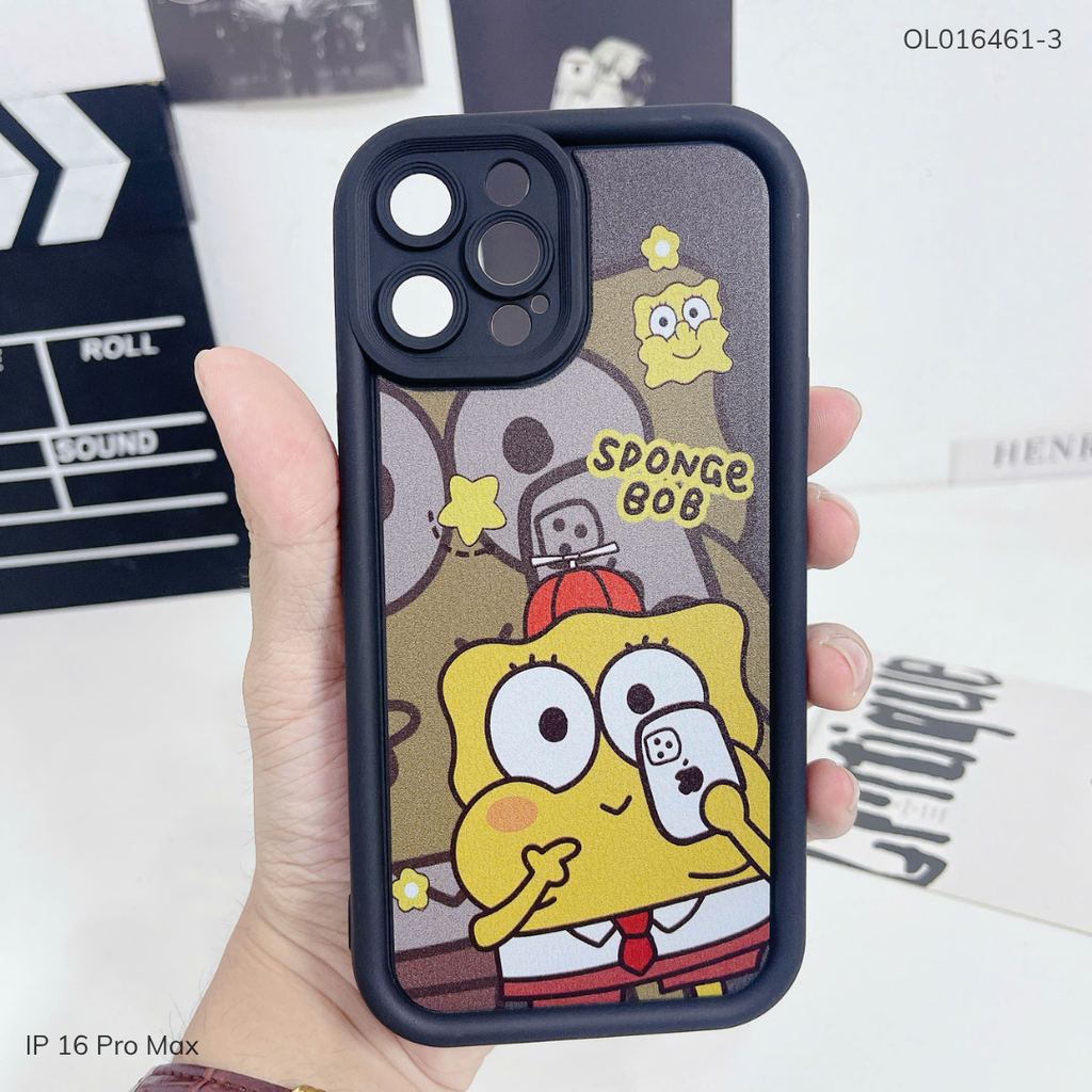 Ốp IP 16 Pro Max dẻo đen