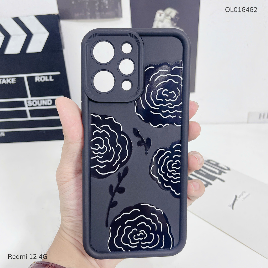 Ốp Xiaomi Redmi 12 4G dẻo đen