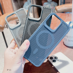 Ốp IP 11 6.1 lưng cứng vân tổ ong tản nhiệt