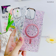 ** Ốp SS A06 5G giả magsafe hạt kim tuyến