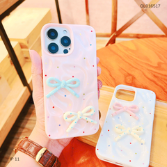 Ốp IP 11 6.1 dẻo gồ ghề chấm bi màu