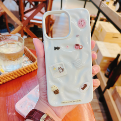 Ốp iPhone 15 6.1 dẻo gồ ghề dán stick