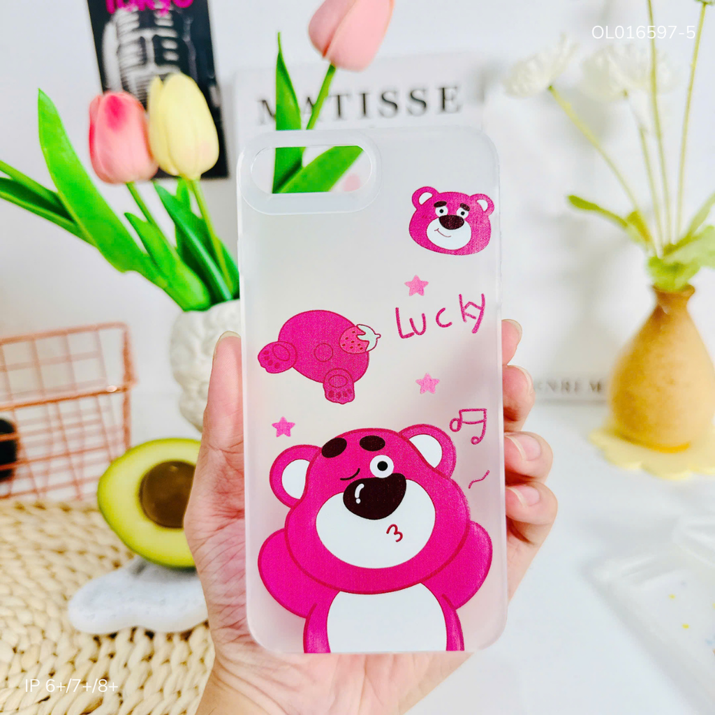 ** Ốp IP 6+/7+/8+ dẻo lưng nhám viền trong nhiều hình