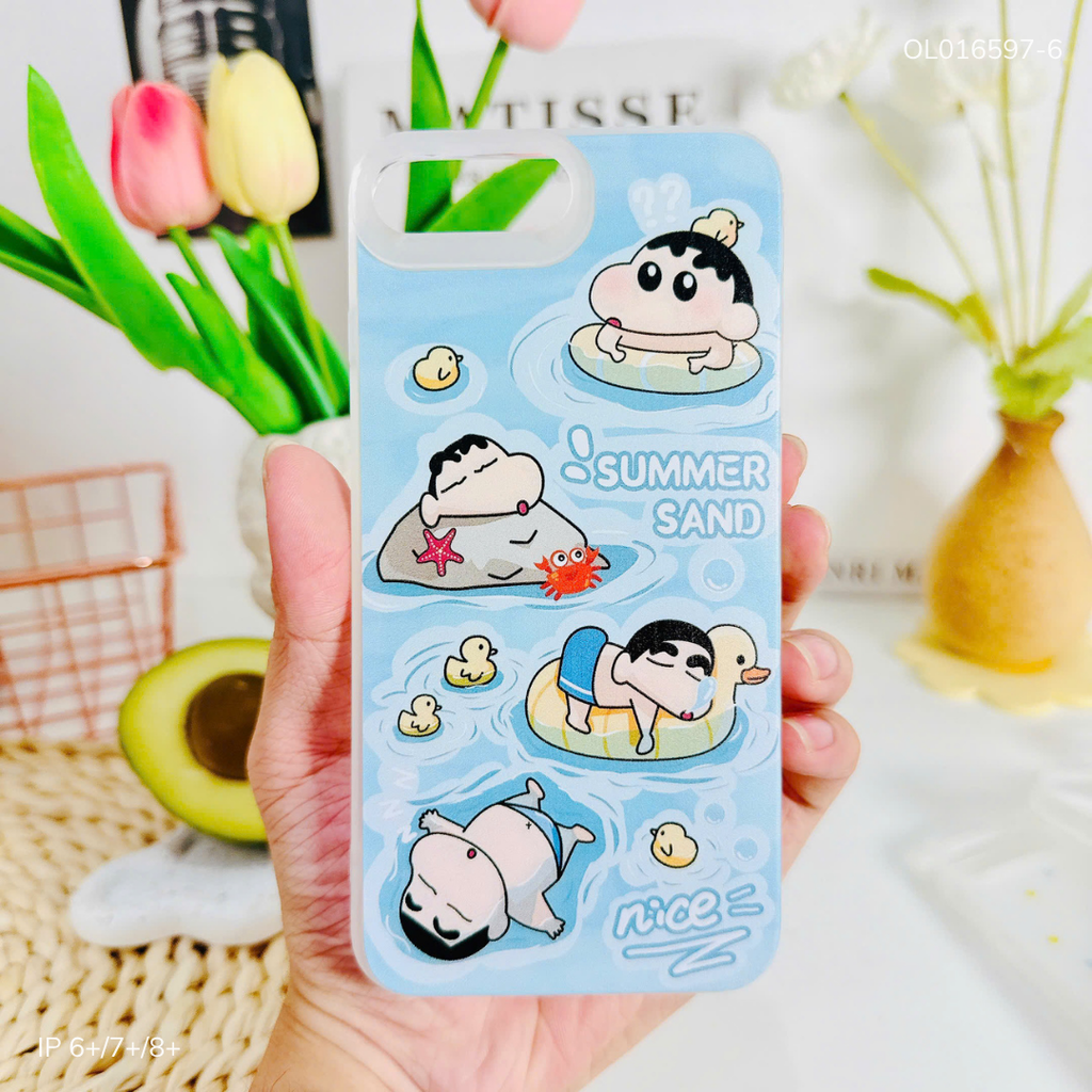 ** Ốp IP 6+/7+/8+ dẻo lưng nhám viền trong nhiều hình