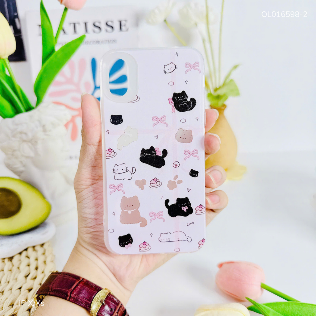 ** Ốp IP X dẻo lưng nhám viền trong nhiều hình