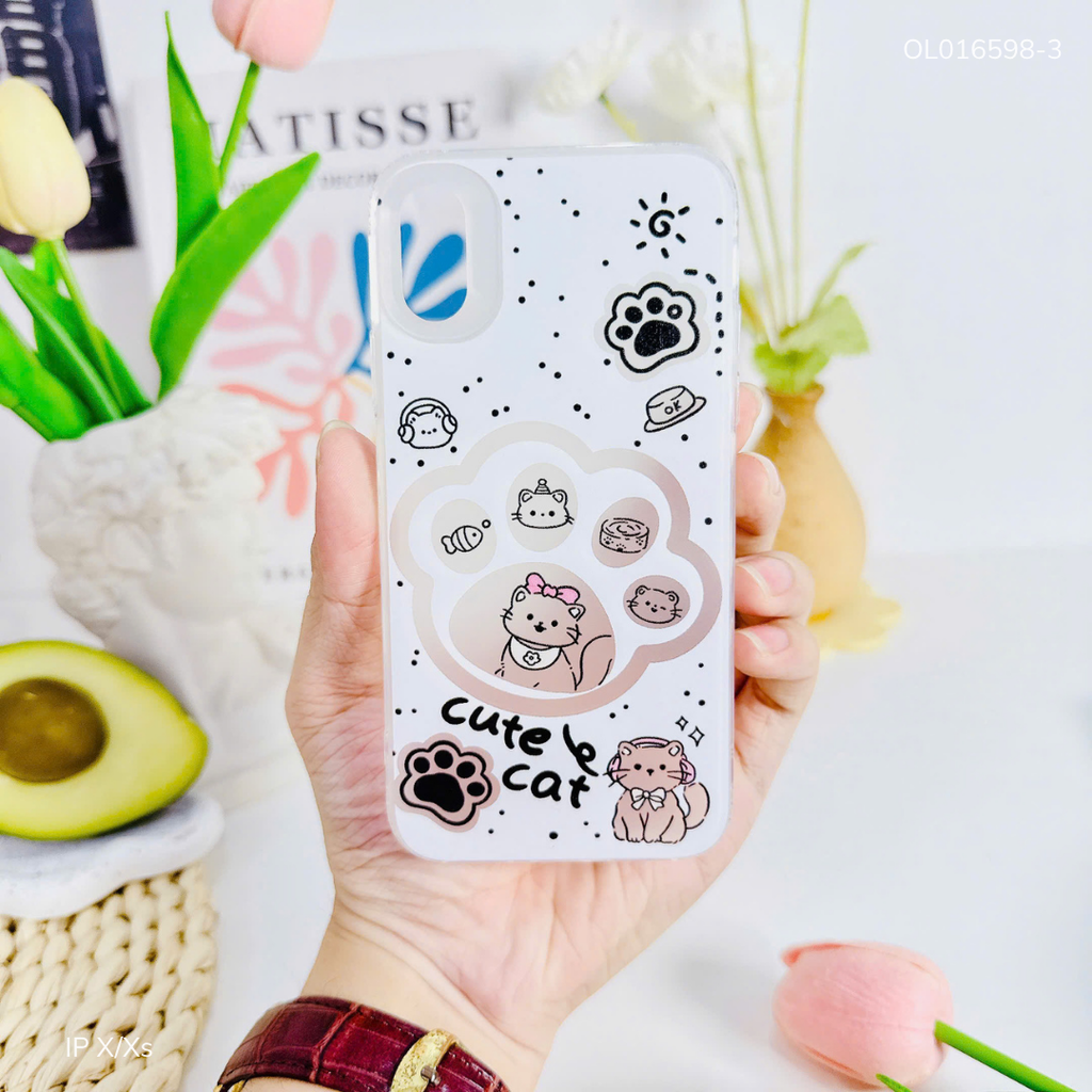 ** Ốp IP X dẻo lưng nhám viền trong nhiều hình