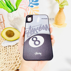 Ốp IP Xs Max tráng gương viền đen nhiều hình