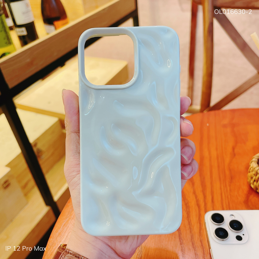 Ốp IP 12 Pro Max dẻo gồ ghề trơn nhiều màu