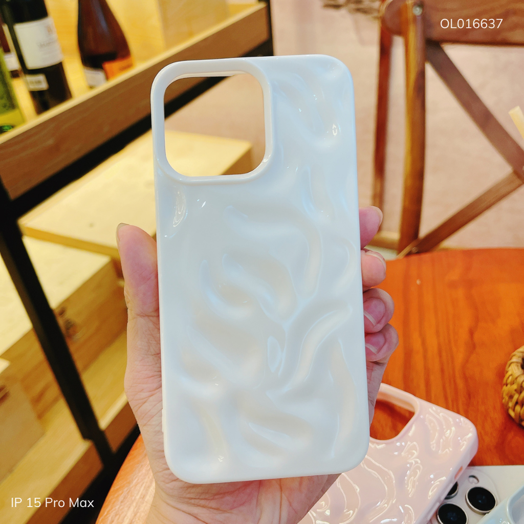 Ốp IP 15 Pro Max dẻo gồ ghề trơn nhiều màu