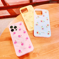 Ốp IP 14 Plus/15 Plus dẻo gồ ghề trái cây