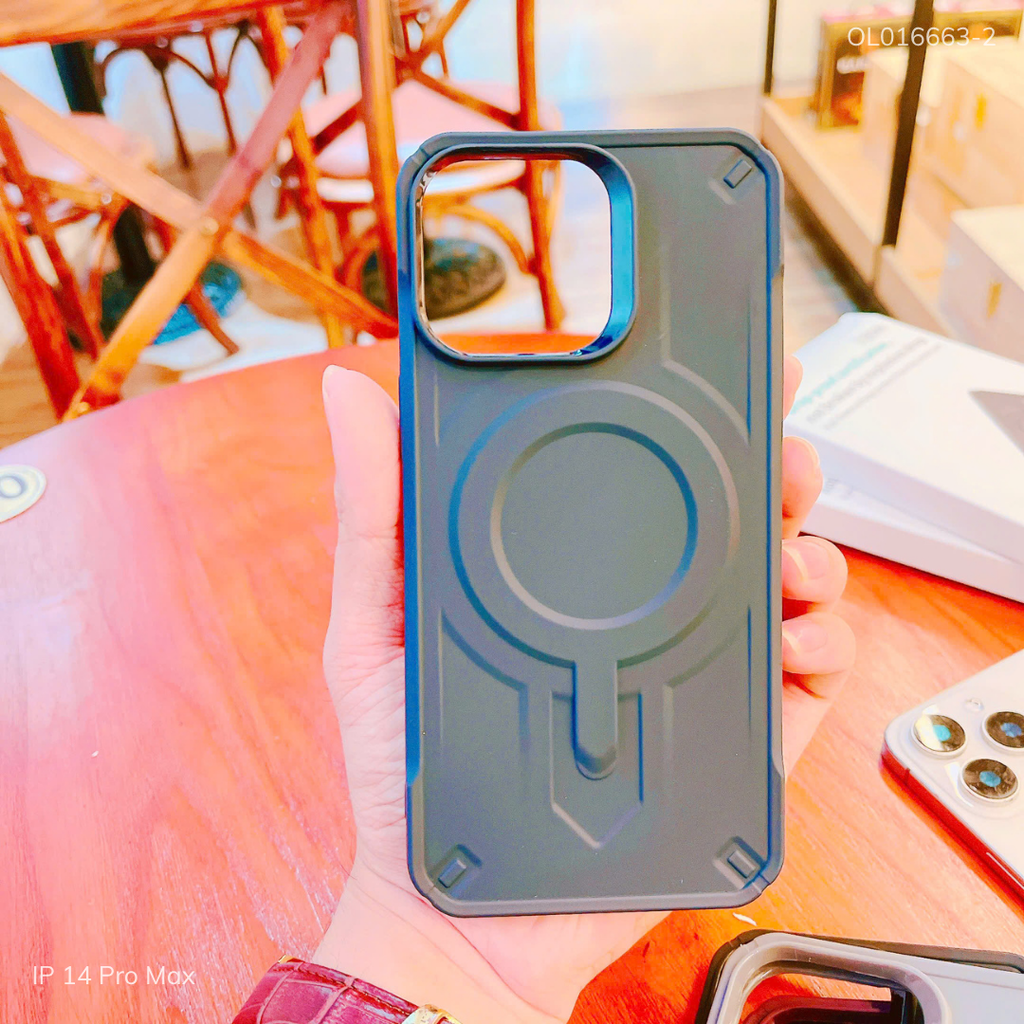 Ốp IP 14 Pro Max dẻo magsafe khiên bảo vệ