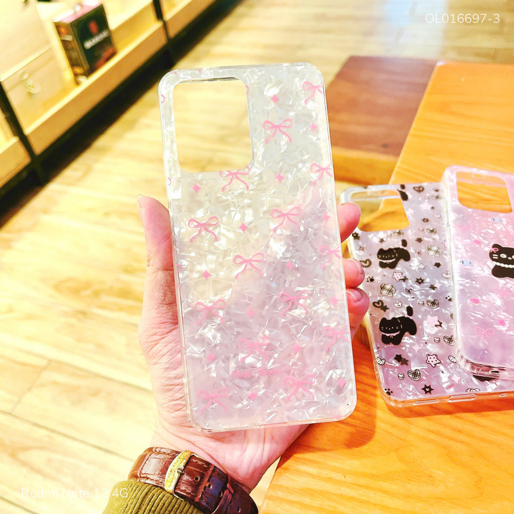 Ốp Xiaomi Redmi Note 12 4G vân xà cừ