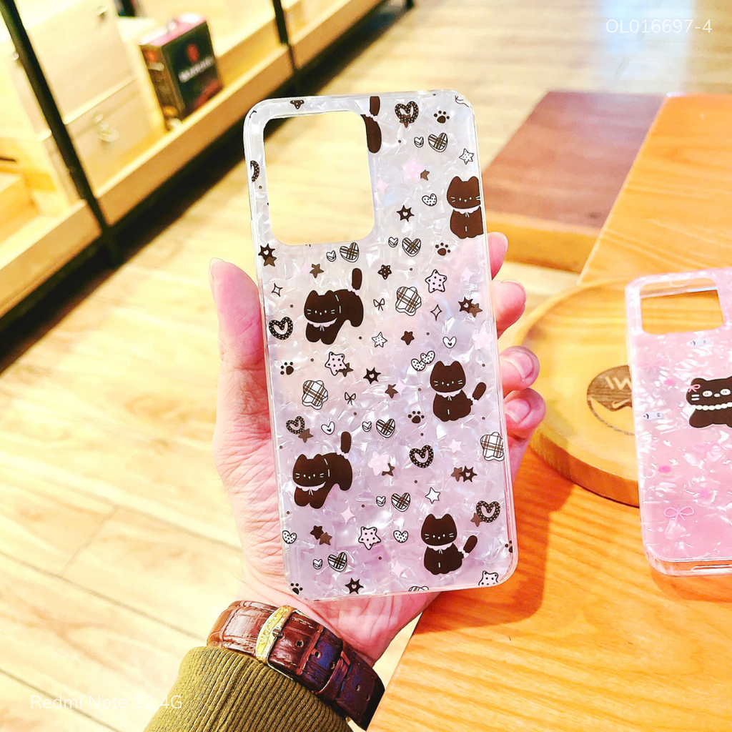 Ốp Xiaomi Redmi Note 12 4G vân xà cừ