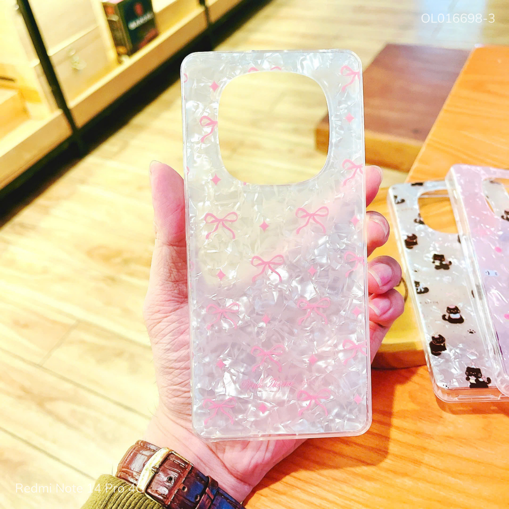 Ốp Xiaomi Redmi Note 14 Pro 4G vân xà cừ