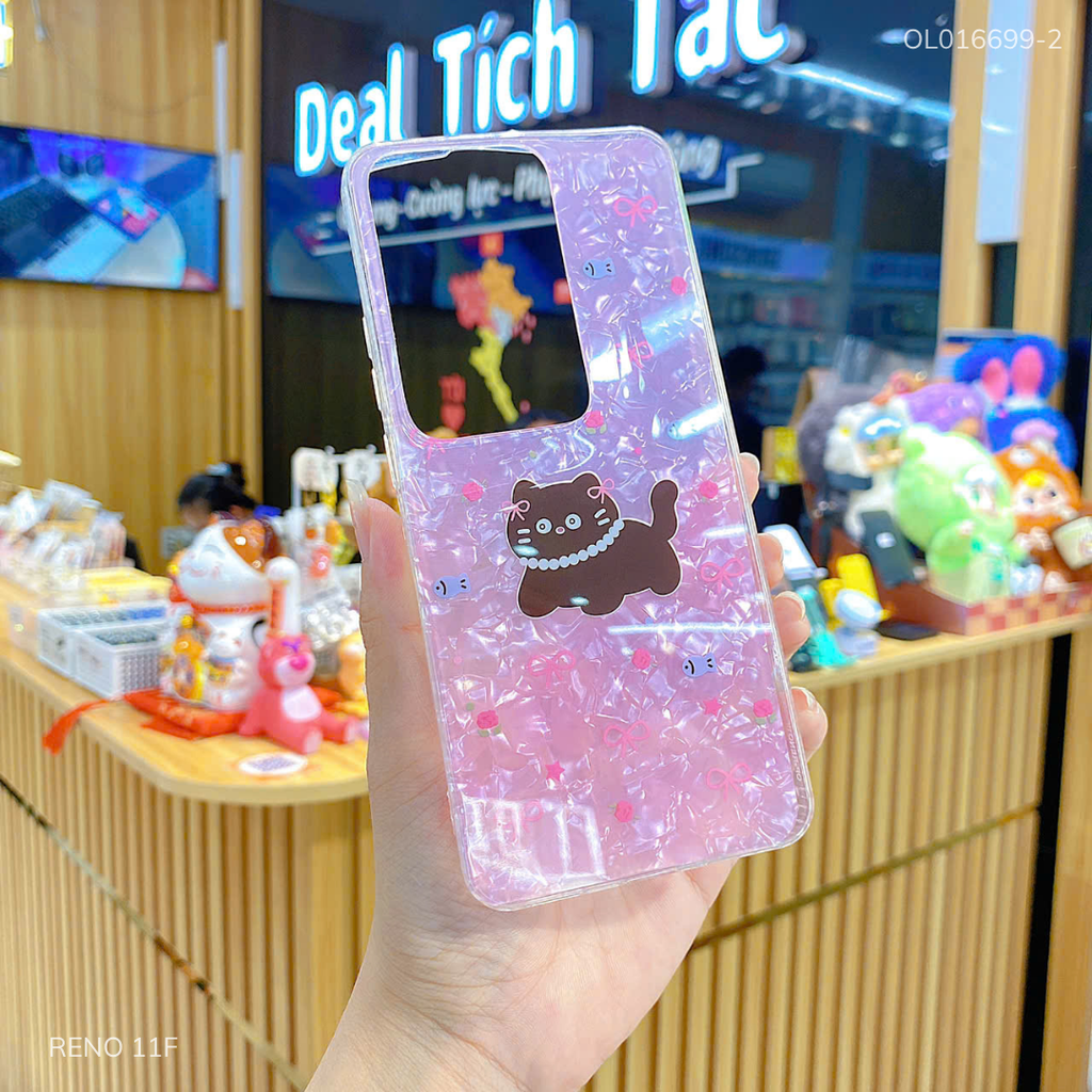 Ốp Reno 11F vân xà cừ