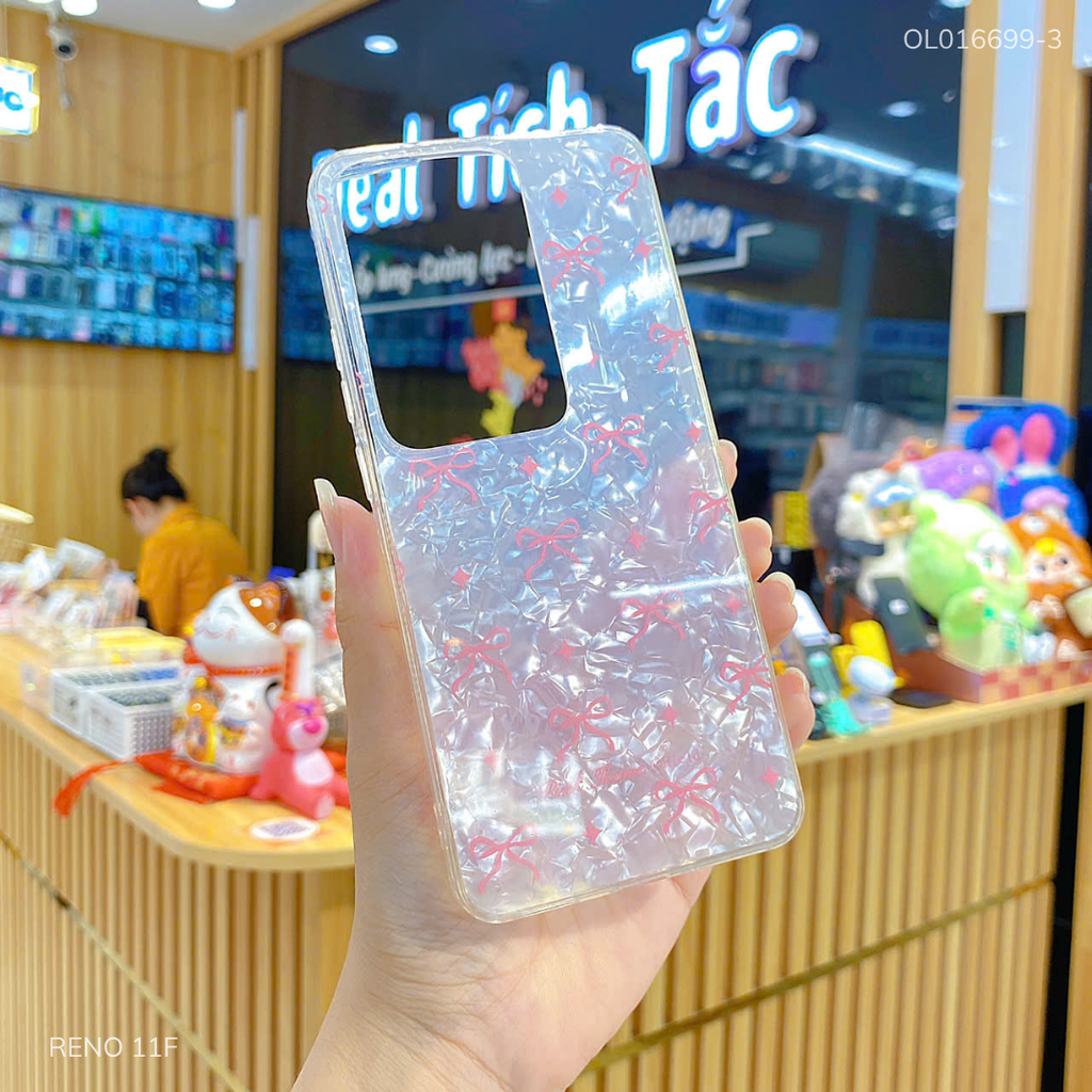 Ốp Reno 11F vân xà cừ