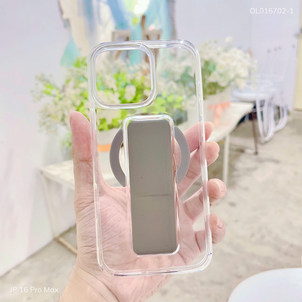 ** Ốp IP 16 Pro Max Keephone Snap Grip Magsafe Giá Đỡ