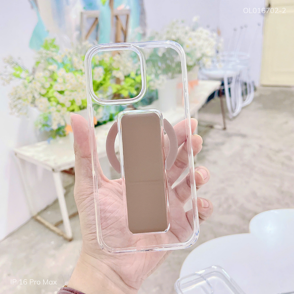 ** Ốp IP 16 Pro Max Keephone Snap Grip Magsafe Giá Đỡ