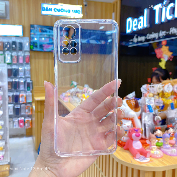 ** Ốp Xiaomi Redmi Note 12 Pro 4G dẻo trong dada/Vu/trong khác