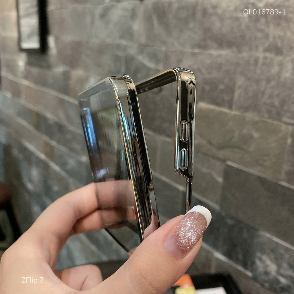 Ốp Zflip 7 Likgus lưng trong cứng viền màu