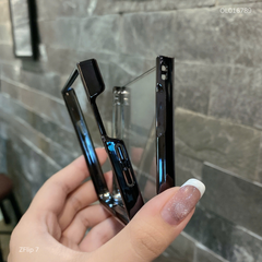 Ốp Zflip 7 Likgus lưng trong cứng viền màu