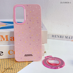 ** Ốp SS A25 5G lưng nhũ kim tuyến nhiều hình kèm giá đỡ rời