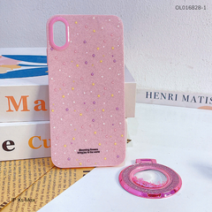 ** Ốp IP Xs Max lưng nhũ kim tuyến nhiều hình kèm giá đỡ rời
