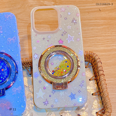 ** Ốp IP 11 6.1 lưng nhũ kim tuyến nhiều hình kèm giá đỡ rời