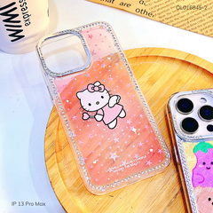 Ốp IP 13 Pro Max vân sóng đính hạt