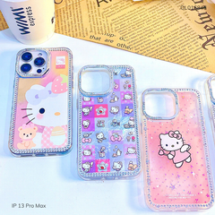 Ốp IP 13 Pro Max vân sóng đính hạt