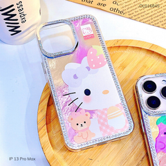 Ốp IP 13 Pro Max vân sóng đính hạt