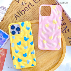 Ốp IP 11 6.1 dẻo gồ ghề nhiều trái tim