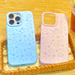 Ốp IP 13 Pro dẻo silicon khắc nhiều mèo