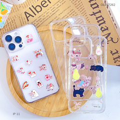 Ốp IP 11 6.1 dẻo trong đính nhiều stick