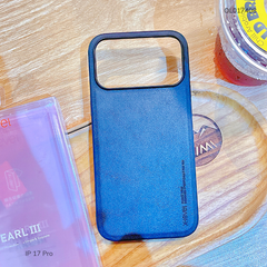 ** Ốp IP 17 Pro X-level vân da viền dẻo